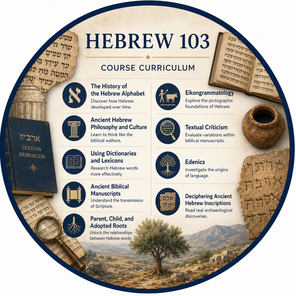 Hebrew 103: Learn Ancient Hebrew (Course Curriculum)